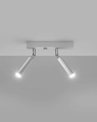 Sollux Lighting LED Deckenspot Weiß Eyetech - 2 x G9 Fassung - exkl. LED's