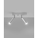 Sollux Lighting LED Deckenspot Weiß Eyetech - 2 x G9 Fassung - exkl. LED's
