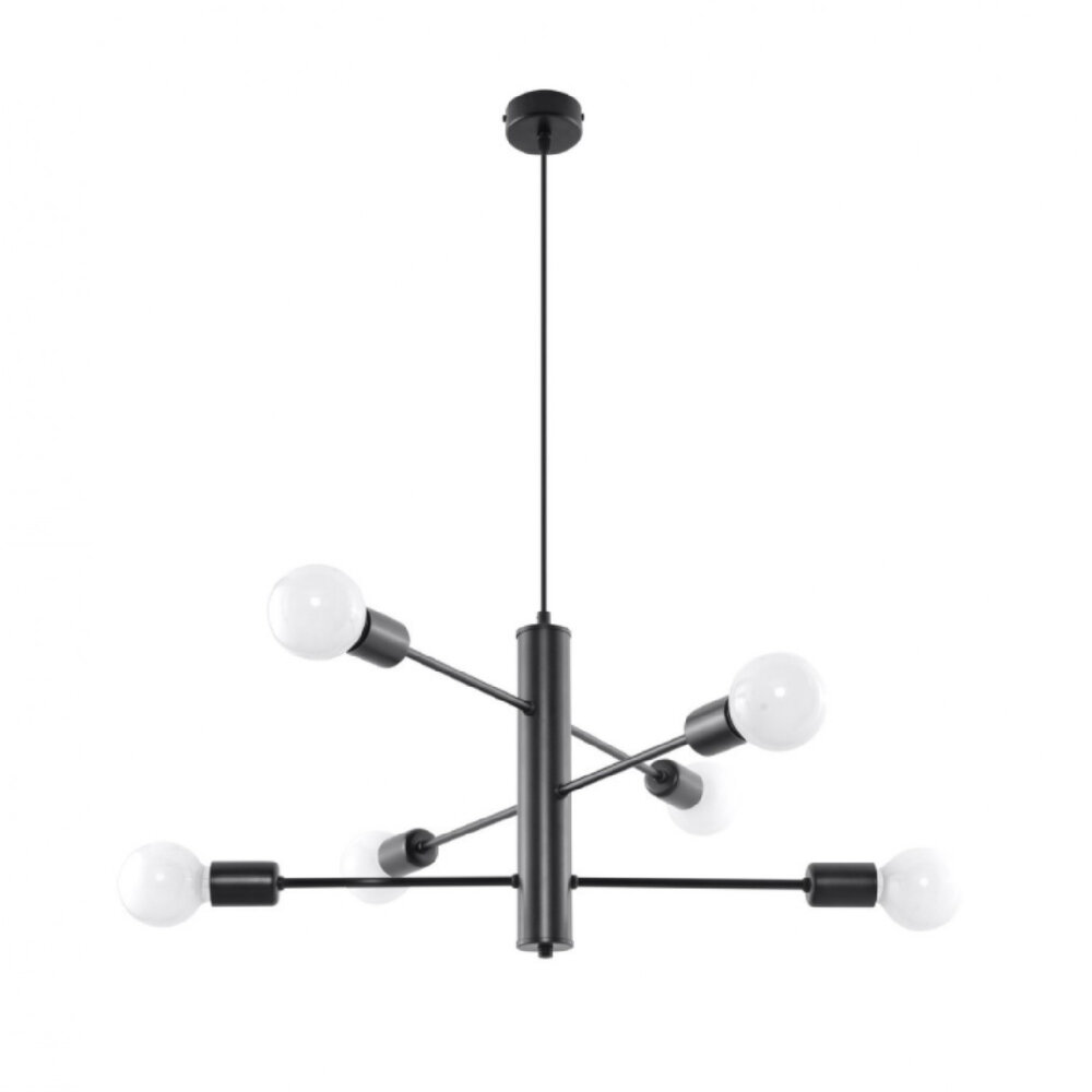 Sollux Lighting LED Hängeleuchte Kronleuchter modern DUOMO - 6 x E27 Fassung - exkl. LED's