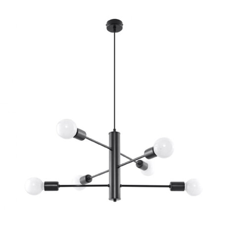 Sollux Lighting LED Hängeleuchte Kronleuchter modern DUOMO - 6 x E27 Fassung - exkl. LED's