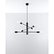 Sollux Lighting LED Hängeleuchte Kronleuchter modern DUOMO - 6 x E27 Fassung - exkl. LED's