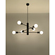 Sollux Lighting LED Hängeleuchte Kronleuchter modern DUOMO - 6 x E27 Fassung - exkl. LED's