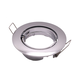 Aigostar LED-Leuchten LED GU10 / MR16 Strahler - 74mm Einbaurahmen - chrom - rund - schwenkbar - Einbaugröße 82mm