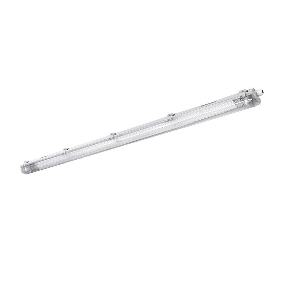 Spectrum LED-Feuchtraumleuchte IP65  T8/G13 - 150cm  Grau |  1- oder 2-Fassungen für 150cm LED Röhren Universal  | IK10 Wannenleuchte Spectrum LED-Feuchtraumleuchte IP65  T8/G13 - 150cm  Grau |  1- oder 2-Fassungen für 150cm LED Röhren Universal  | IK10 Wannenleuchte