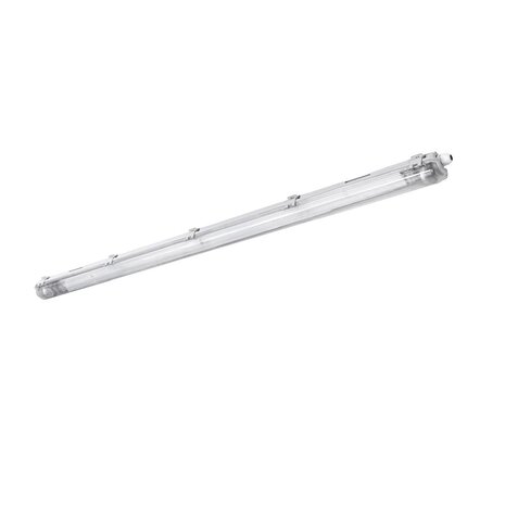 Spectrum LED-Feuchtraumleuchte IP65  T8/G13 - 150cm  Grau |  1- oder 2-Fassungen für 150cm LED Röhren Universal  | IK10 Wannenleuchte Spectrum LED-Feuchtraumleuchte IP65  T8/G13 - 150cm  Grau |  1- oder 2-Fassungen für 150cm LED Röhren Universal  | IK10 Wannenleuchte