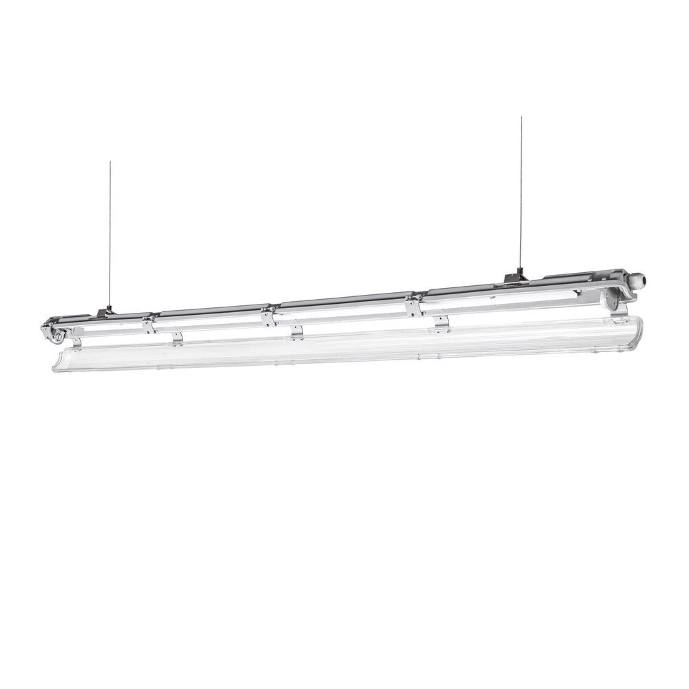 Spectrum LED-Feuchtraumleuchte IP65  T8/G13 - 150cm  Grau |  1- oder 2-Fassungen für 150cm LED Röhren Universal  | IK10 Wannenleuchte Spectrum LED-Feuchtraumleuchte IP65  T8/G13 - 150cm  Grau |  1- oder 2-Fassungen für 150cm LED Röhren Universal  | IK10 Wannenleuchte