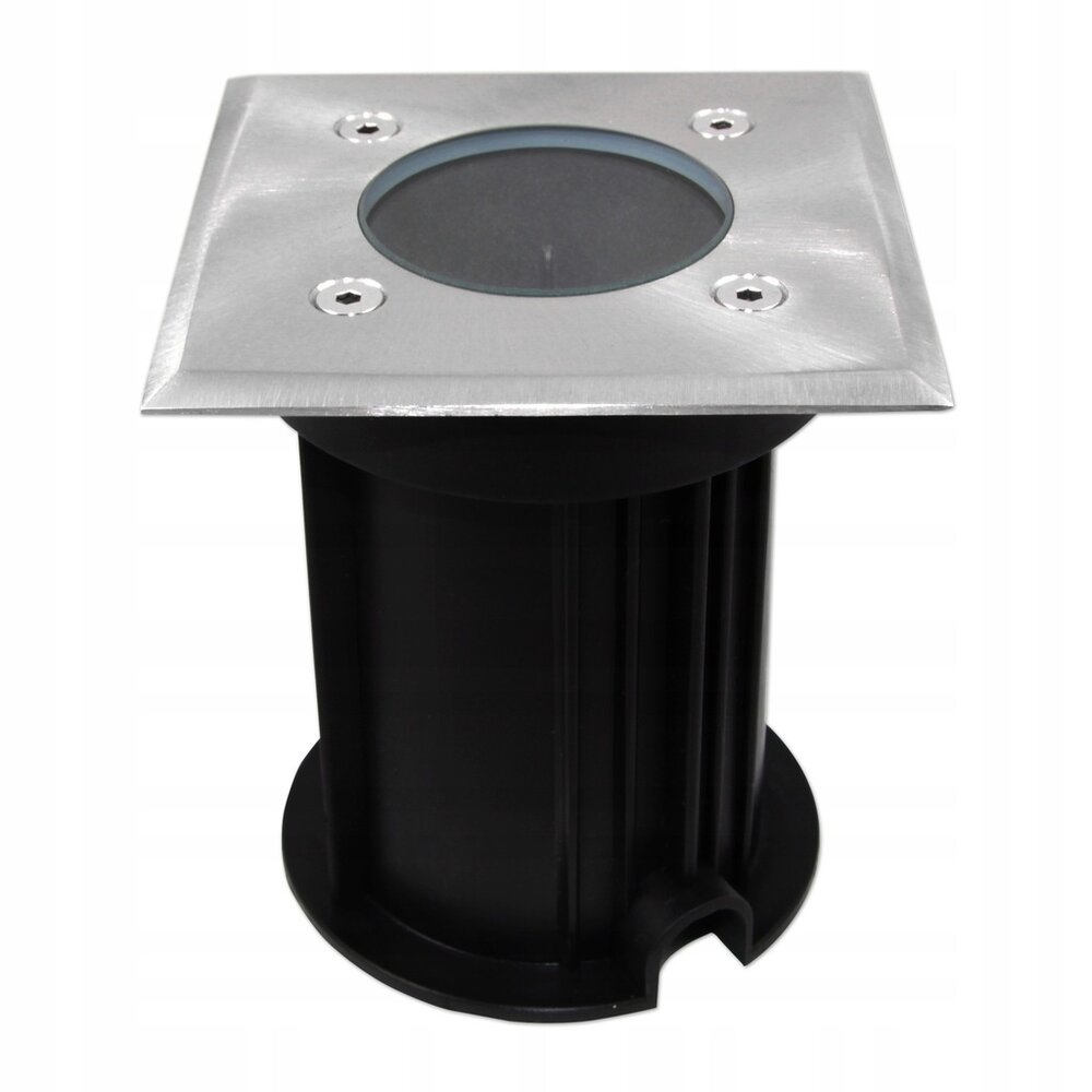 LCB LED-Beleuchtung Innovatives Design, hochwertige Technik & schnelle Lieferung! LED Bodenspot GU10 - IP67 - Quadratisch Alu - 110mm | Einbaumaß 100mm - 230V