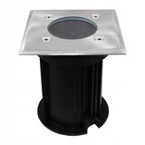 LCB LED Bodenspot GU10 - IP67 - Quadratisch Alu - 110mm | Einbaumaß 100mm - 230V LCB LED Bodenspot GU10 - IP67 - Quadratisch Alu - 110mm | Einbaumaß 100mm - 230V