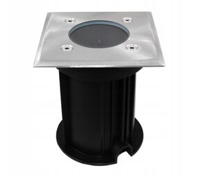 LCB LED-Beleuchtung Innovatives Design, hochwertige Technik & schnelle Lieferung! LED Bodenspot GU10 - IP67 - Quadratisch Alu - 110mm | Einbaumaß 100mm - 230V