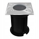 LCB LED-Beleuchtung Innovatives Design, hochwertige Technik & schnelle Lieferung! LED Bodenspot GU10 - IP67 - Quadratisch Alu - 110mm | Einbaumaß 100mm - 230V