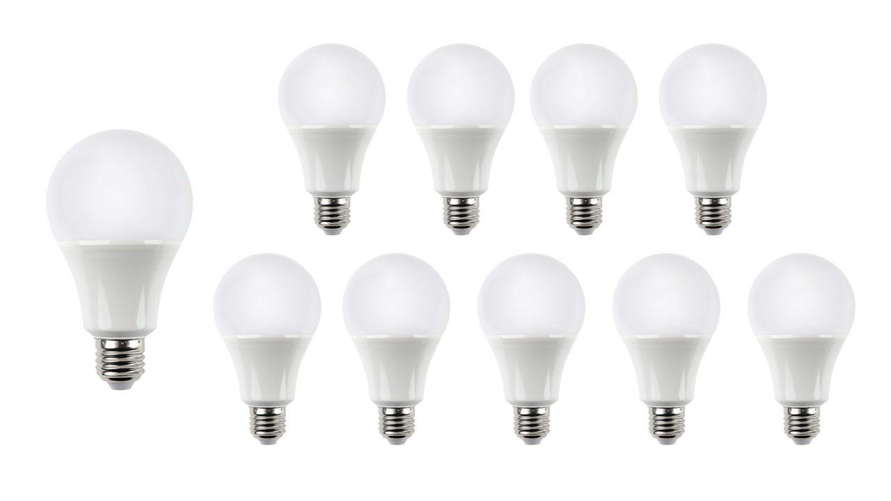 Modee Lighting 10er Vorteilspack - E27 LED Lampen - Type A60 - 11,5W entspricht 75-100W - Lichtfarbe optional Modee Lighting 10er Vorteilspack - E27 LED Lampen - Type A60 - 11,5W entspricht 75-100W - Lichtfarbe optional