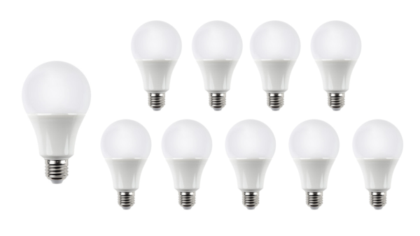 Modee Lighting 10er Vorteilspack - E27 LED Lampen - Type A60 - 11,5W entspricht 75-100W - Lichtfarbe optional Modee Lighting 10er Vorteilspack - E27 LED Lampen - Type A60 - 11,5W entspricht 75-100W - Lichtfarbe optional