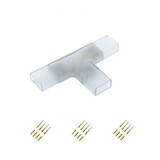 LEDKIA LED Leuchtband RGB 4 Pin - T-Stück Verbindungsstecker Kunststoff