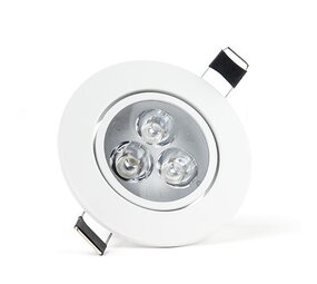 LCB LED-Beleuchtung Innovatives Design, hochwertige Technik & schnelle Lieferung! LED Einbauspot dimmbar - 3W entspricht 25W - 4000K Neutralweiß - schwenkbar
