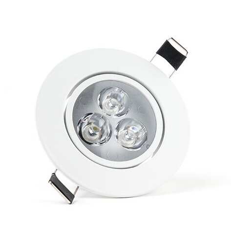 LCB LED-Beleuchtung Innovatives Design, hochwertige Technik & schnelle Lieferung! LED Einbauspot dimmbar - 3W entspricht 25W - 4000K Neutralweiß - schwenkbar