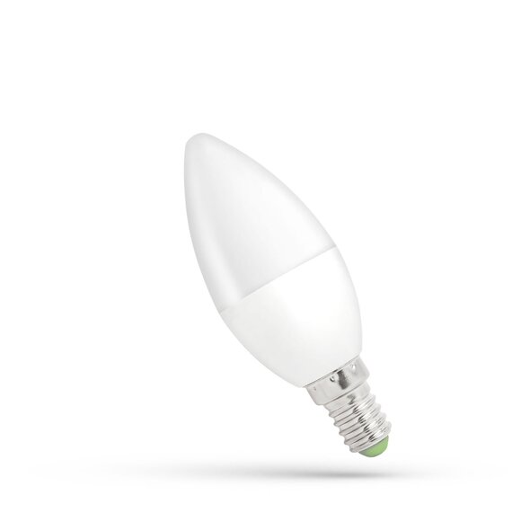 6er-Pack E14 LED-Kerzenlampen – 4W (≙ 40W), 6500K Kaltweiß, 400 Lumen, Nicht Dimmbar, Energielabel A, 25.000 H Lebensdauer