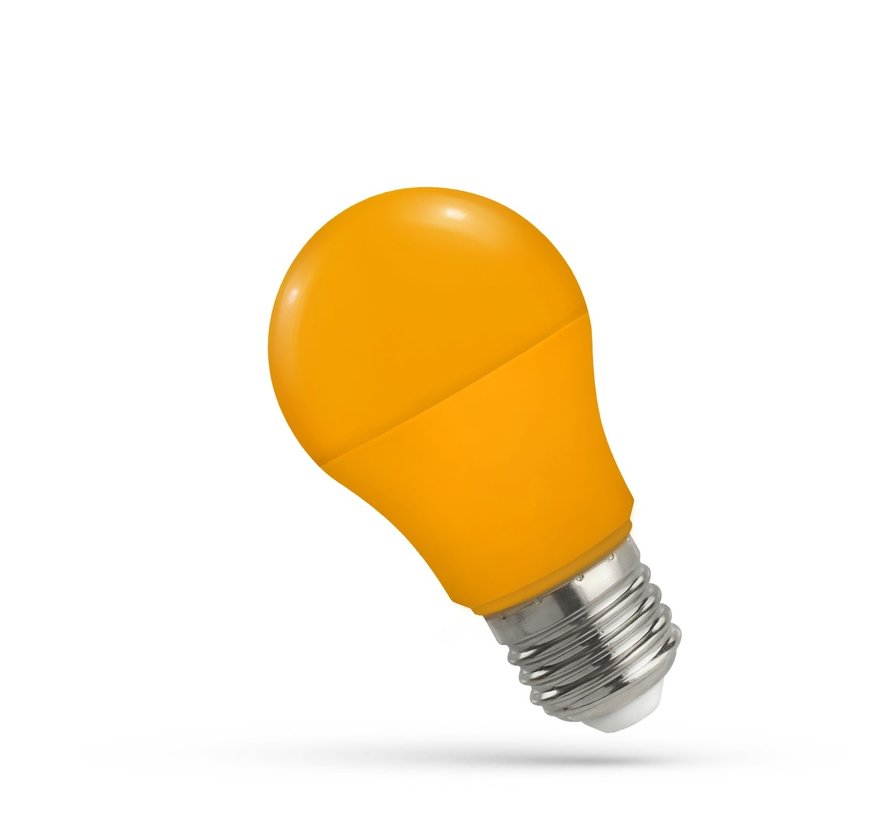 LED Lampe E27 - A50 - 5W entspricht 50W - orangenes Licht