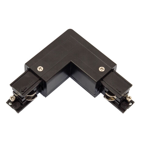 Spectrum SPS 2 3-Phasen Stromschienen L-Verbinder Schwarz - Rechts Einstellbar