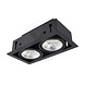 Einbaurahmen - 2×GU10 AR111 - exkl. LED Spot - Schwarz Einbaurahmen - 2×GU10 AR111 - exkl. LED Spot - Schwarz