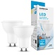 2er-Pack LED Spot GU10 dimmbar - 6W entspricht 45W - 6000K Tageslichtweiß