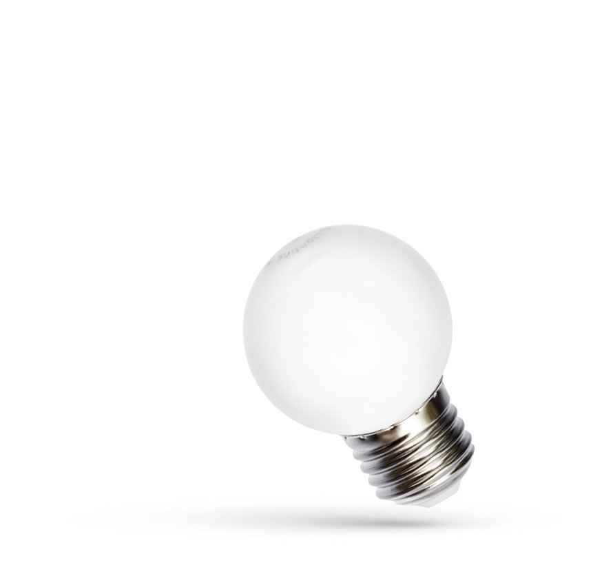 LED Fadenlampe - E27 G45 1W - RGB verändert automatisch die Farbe