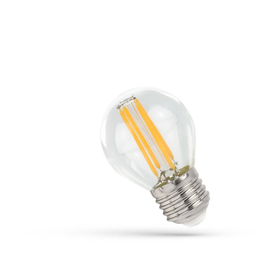 LED Fadenlampe G45 - E27 Sockel - 4W - 2700K Warmweiß