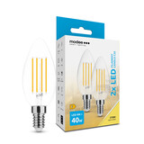 Modee Lighting 2er-Pack LED Fadenlampe Kerze - E14 C35 4W - 2700K Warmweiß Modee Lighting 2er-Pack LED Fadenlampe Kerze - E14 C35 4W - 2700K Warmweiß