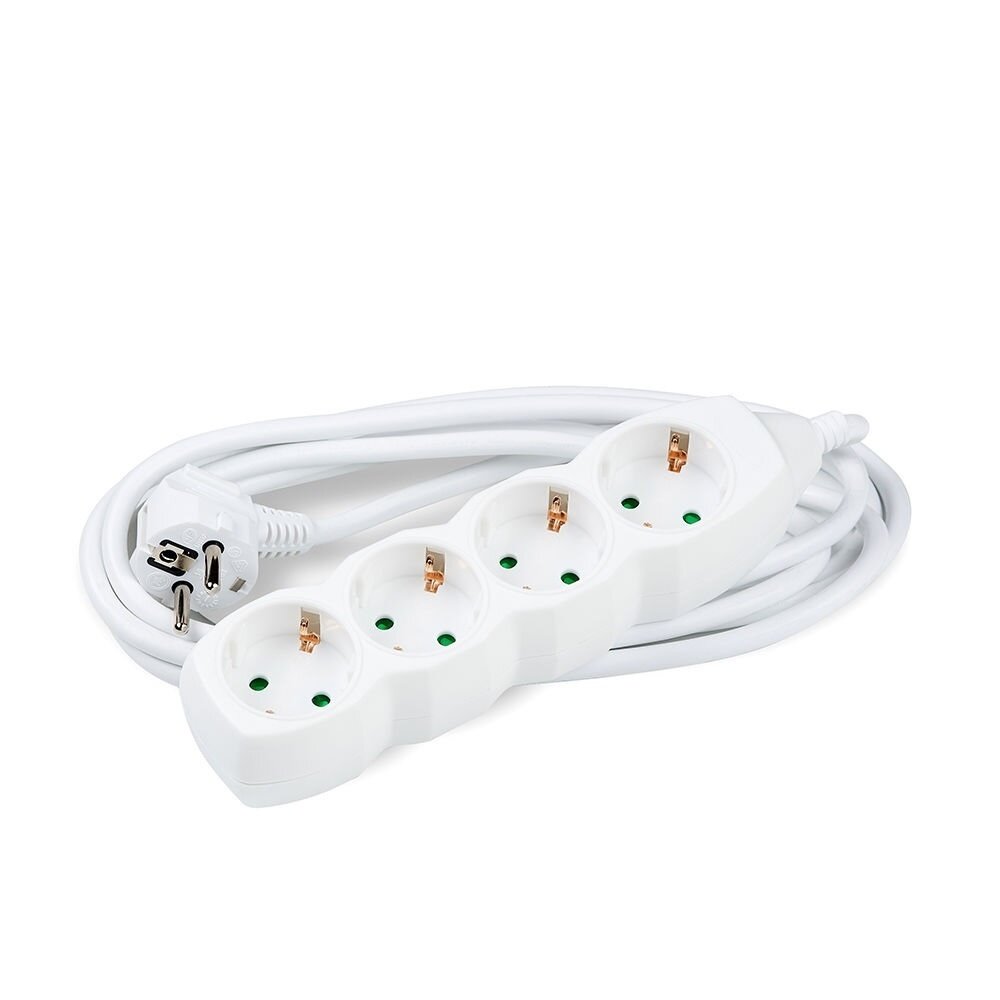 Modee Lighting Steckdosenleiste 4-fach - Weiß - Kabellänge optional Modee Lighting Steckdosenleiste 4-fach - Weiß - Kabellänge optional