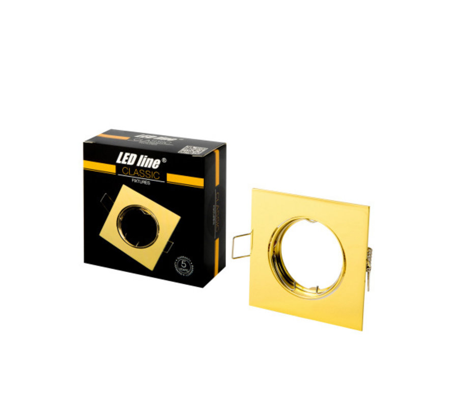LED Einbauspot - Gold - Sägegröße - 75mm