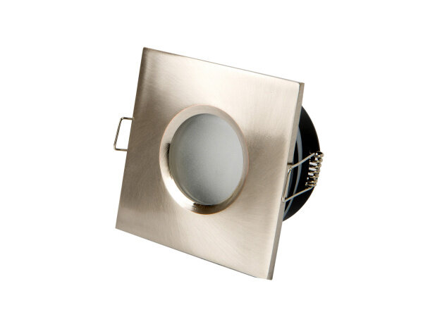 Led line: Erstklassiges Lichtdesign  Einbaurahmen - Satin Nickel - Sägegröße - 73mm - exkl. LED Spot