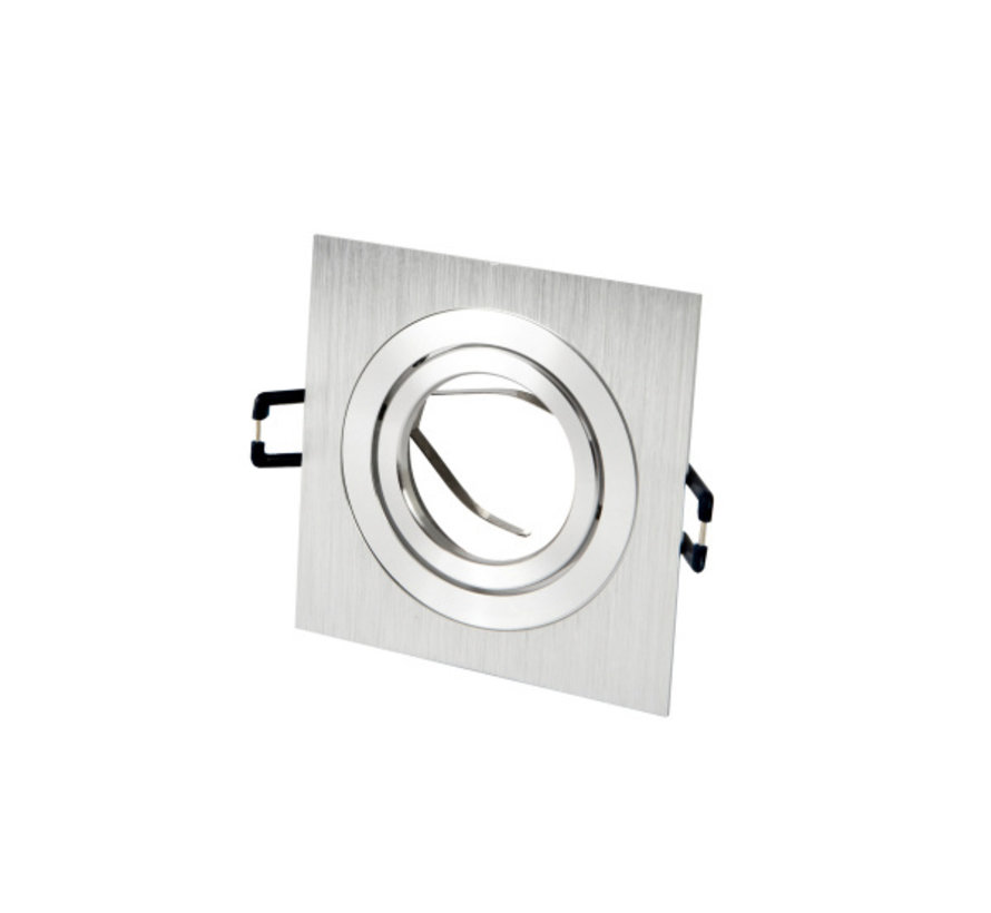 LED Einbauspot - Silber - Sägegröße 85mm - schwenkbar