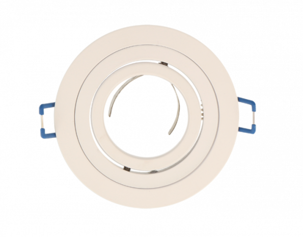 Led line: Erstklassiges Lichtdesign Einbaurahmen - Weiß - Sägegröße - 85mm - exkl. LED Spot