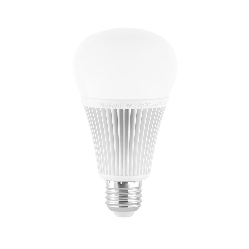 Mi-Light – Smarte LED-Steuerung und intelligente Beleuchtung LED Lampe - E27 9W - RGB+CCT Mi-Light – Smarte LED-Steuerung und intelligente Beleuchtung LED Lampe - E27 9W - RGB+CCT