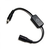 LED Leuchtband Schnurdimmer / Kabeldimmer mit Touchknopf Schwarz 12-24V LED Leuchtband Schnurdimmer / Kabeldimmer mit Touchknopf Schwarz 12-24V