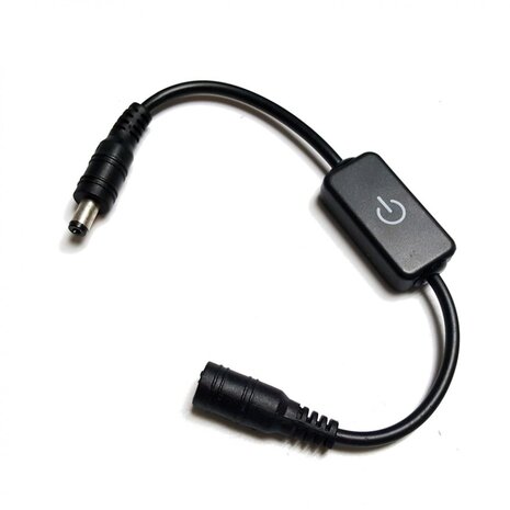 LCB LED Leuchtband Schnurdimmer / Kabeldimmer mit Touchknopf Schwarz 12-24V LCB LED Leuchtband Schnurdimmer / Kabeldimmer mit Touchknopf Schwarz 12-24V