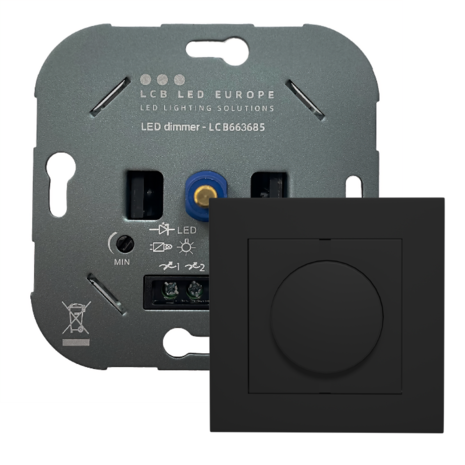 LCB LED Dimmer 5-150W - Universal Phasenabschnitt - Komplettset LCB LED Dimmer 5-150W - Universal Phasenabschnitt - Komplettset