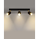 Sollux Lighting LED Deckenspot Schwarz Gold NERO - 3 x GU10 Fassung - exkl. LED's Sollux Lighting LED Deckenspot Schwarz Gold NERO - 3 x GU10 Fassung - exkl. LED's