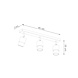 Sollux Lighting LED Deckenspot Schwarz Gold NERO - 3 x GU10 Fassung - exkl. LED's Sollux Lighting LED Deckenspot Schwarz Gold NERO - 3 x GU10 Fassung - exkl. LED's
