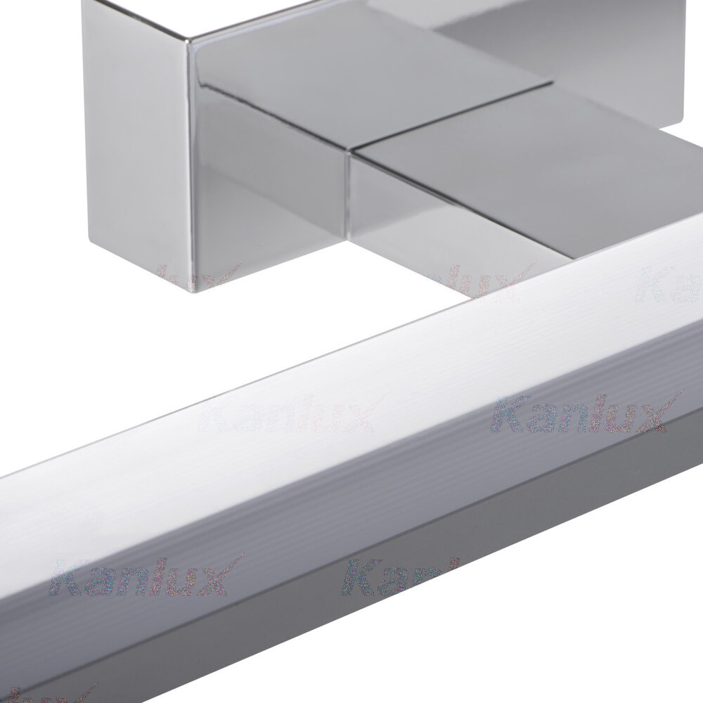 Kanlux – Zuverlässige LED- und Elektrobeleuchtung LED Spiegellampe Badezimmer 60cm - 12W 4000K Neutralweiß - Chrom Kanlux – Zuverlässige LED- und Elektrobeleuchtung LED Spiegellampe Badezimmer 60cm - 12W 4000K Neutralweiß - Chrom