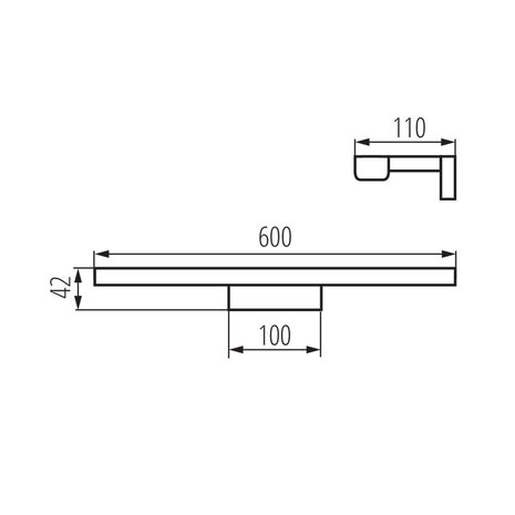 Kanlux – Zuverlässige LED- und Elektrobeleuchtung LED Spiegellampe Badezimmer 60cm - 12W 4000K Neutralweiß - Chrom Kanlux – Zuverlässige LED- und Elektrobeleuchtung LED Spiegellampe Badezimmer 60cm - 12W 4000K Neutralweiß - Chrom