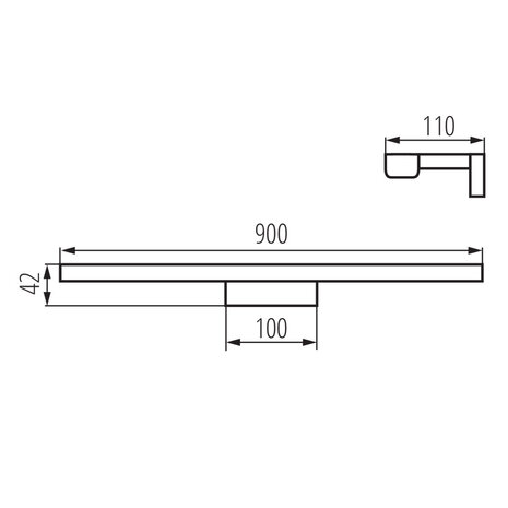 Kanlux – Zuverlässige LED- und Elektrobeleuchtung LED Spiegellampe Badezimmer 90cm - 15W 4000K Neutralweiß Kanlux – Zuverlässige LED- und Elektrobeleuchtung LED Spiegellampe Badezimmer 90cm - 15W 4000K Neutralweiß