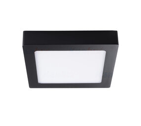Kanlux LED Deckenleuchte Schwarz KANTI 12W - Lichtfarbe optional