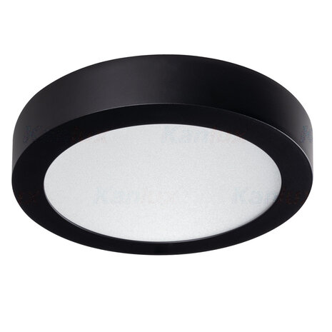 Kanlux – Zuverlässige LED- und Elektrobeleuchtung LED Deckenleuchte Schwarz CARSA 18W - Lichtfarbe optional Kanlux – Zuverlässige LED- und Elektrobeleuchtung LED Deckenleuchte Schwarz CARSA 18W - Lichtfarbe optional