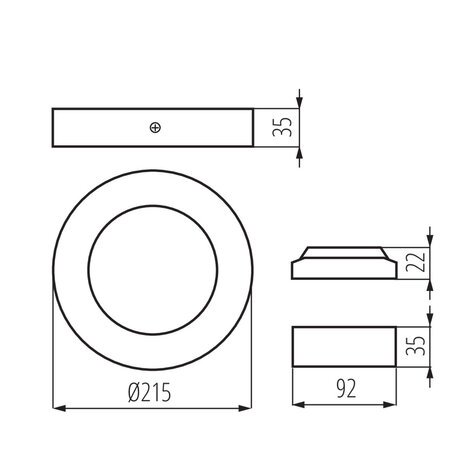 Kanlux – Zuverlässige LED- und Elektrobeleuchtung LED Deckenleuchte Schwarz CARSA 18W - Lichtfarbe optional Kanlux – Zuverlässige LED- und Elektrobeleuchtung LED Deckenleuchte Schwarz CARSA 18W - Lichtfarbe optional