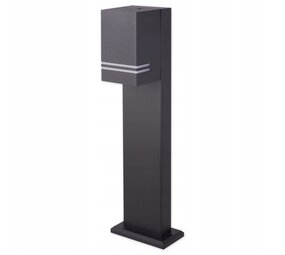 LCB LED-Beleuchtung Innovatives Design, hochwertige Technik & schnelle Lieferung! LED Gartenleuchte Schwarz Nela - GU10 Fassung - 50cm