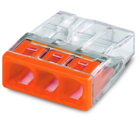 WAGO Verbindungsklemme 3-polig 0,5-2,5 mm² 2273-203 - 100 Stück WAGO Verbindungsklemme 3-polig 0,5-2,5 mm² 2273-203 - 100 Stück