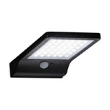 Modee Lighting LED Wandleuchte Solar mit Sensor schwarz - IP44 300Lm 6000K Tageslichtweiß