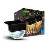 LED Wandleuchte Solar - IP44 6Lm - 4000K Neutralweiß + RGB - Duo-Pack LED Wandleuchte Solar - IP44 6Lm - 4000K Neutralweiß + RGB - Duo-Pack