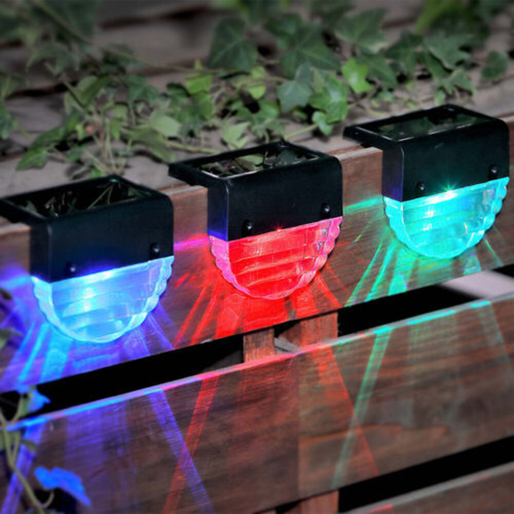LED Wandleuchte Solar - IP44 6Lm - 4000K Neutralweiß + RGB - Duo-Pack LED Wandleuchte Solar - IP44 6Lm - 4000K Neutralweiß + RGB - Duo-Pack