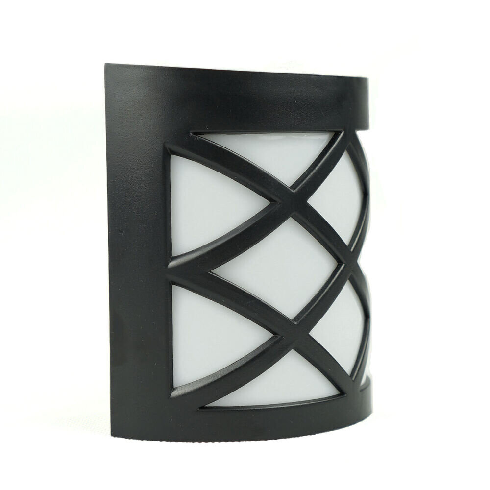 LED Wandleuchte Solar schwarz - IP44 1,5Lm - 6000K Tageslichtweiß